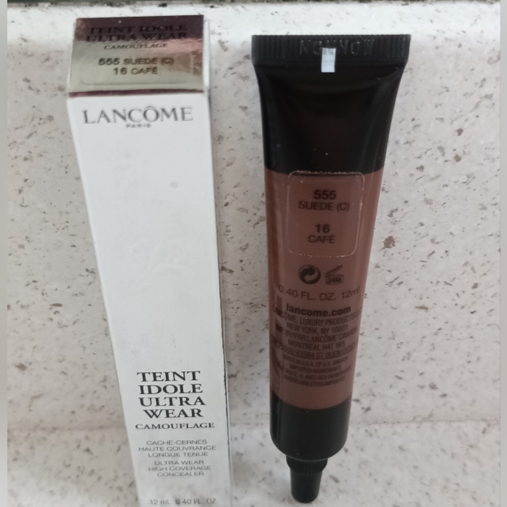 Lancome Teint Idole Ultra Wear Camouflage Concealer- 555 SUEDE (C) / 16 CAFE